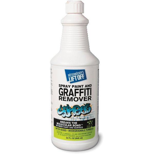 Motsenbockers Lift Off Spray Paint/Graffiti Remover, 32 fl oz (1 quart) 6 PK MOT41103CT